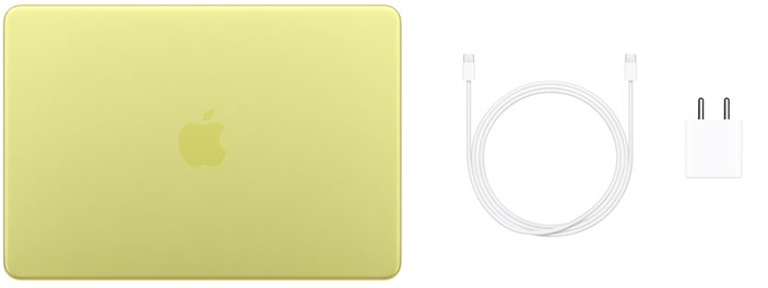 13″ MacBook Neo, USB-C Charge Cable and 20W USB-C Power Adapter