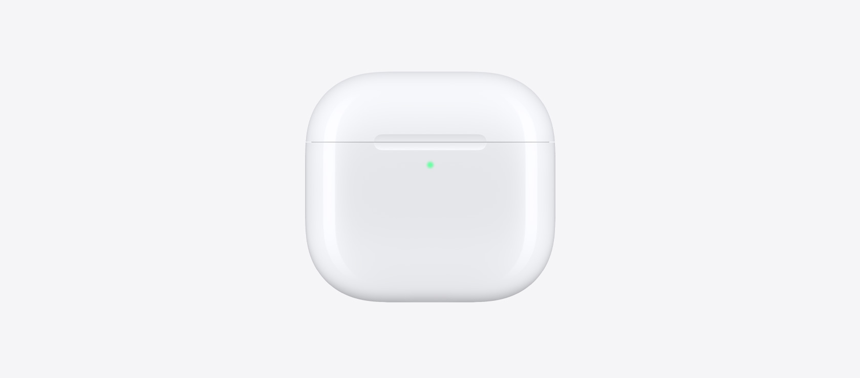 AirPods 5 kabelloses Ladecase, Farbe Weiß