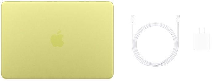 13-inch MacBook Neo, USB-C Charge Cable and 20W USB-C Power Adapter